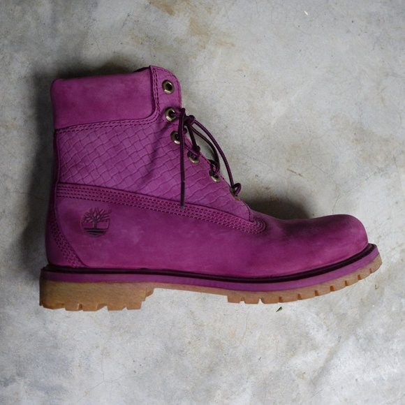 Timberland Shoes - Timberland Pink Combat Boots 8W